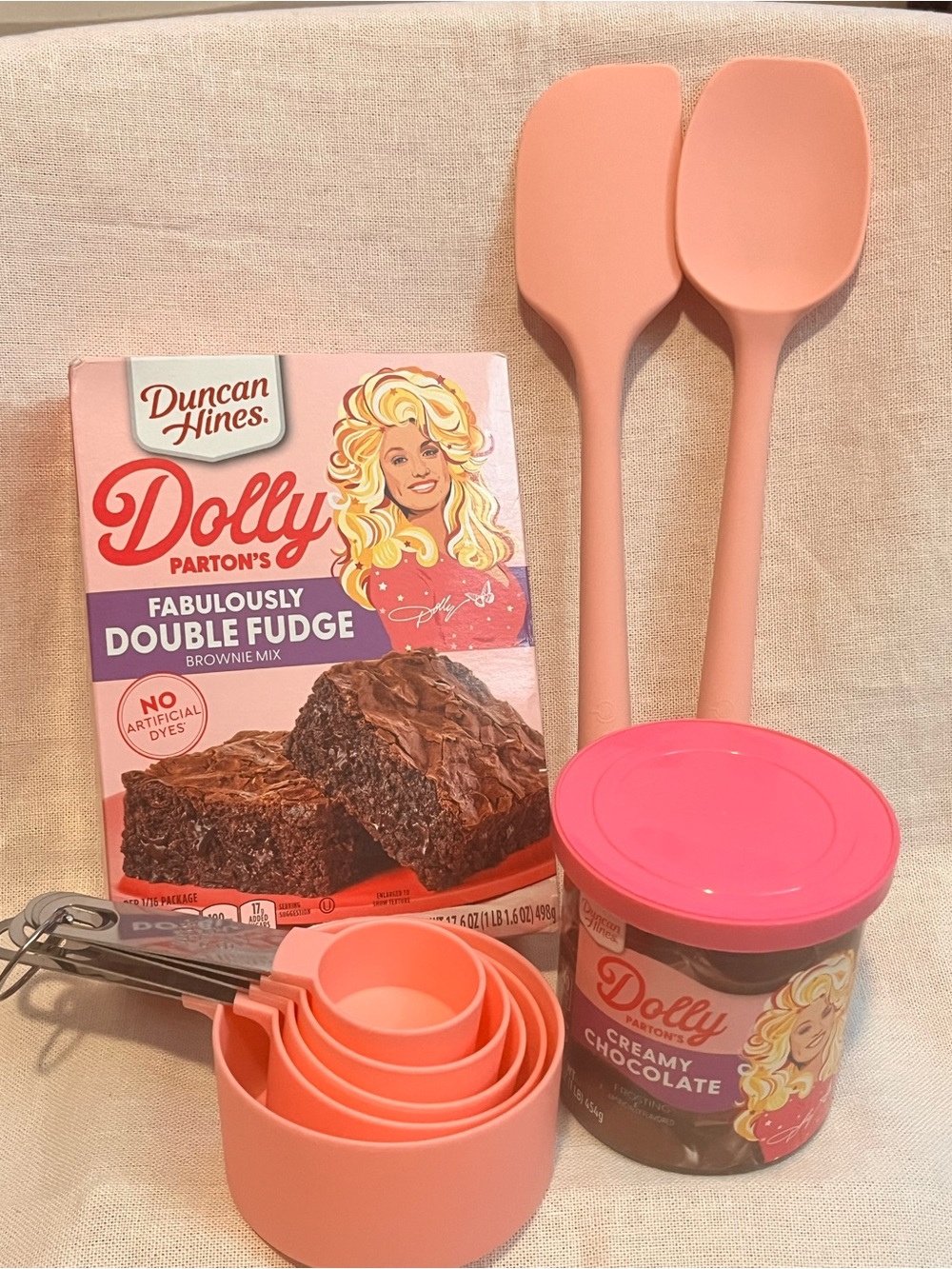 Dolly Parton Fabulously Double Fudge Baking Bundle by Duncan Hines